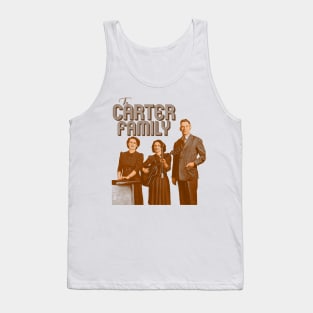 The Carter Family // Vintage Bluegrass Folk Country Tribute Tank Top